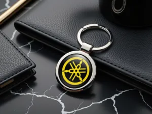 Yamaha Safety Keychains Force Durable Build Metal